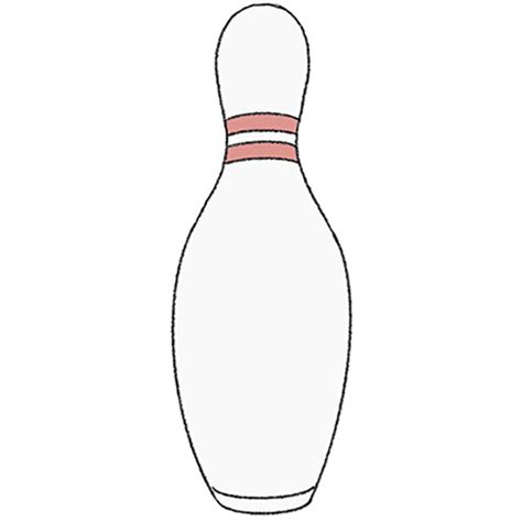 How to Draw a Bowling Pin - Easy Drawing Tutorial For Kids