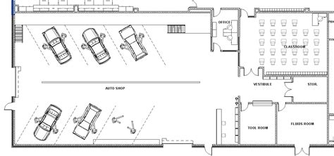 Lake Central High School Room Concepts: Vocational - Auto Shop