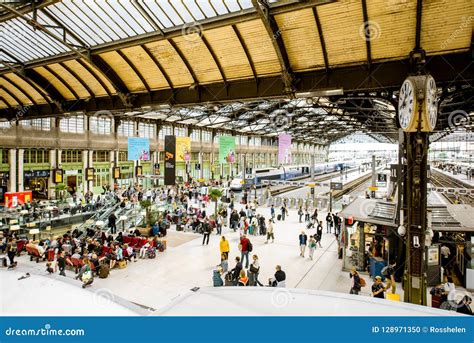 The Hall Of Gare Saint Lazare In Paris Editorial Photo | CartoonDealer ...