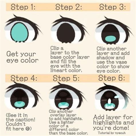 Eye Tutorial - Digital Art #digitalart #digital #art #eyes | Digital painting tutorials, Digital ...