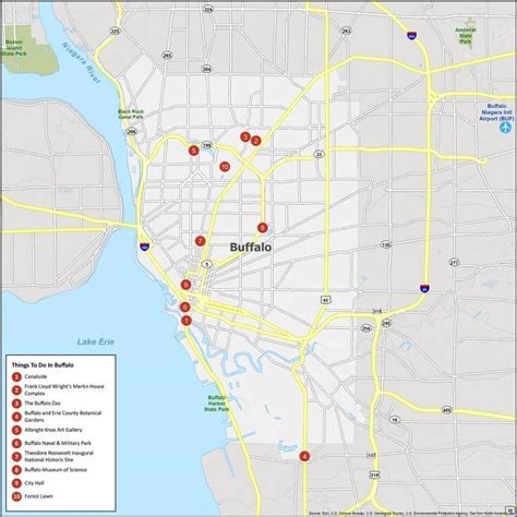 Map of Buffalo, New York - GIS Geography