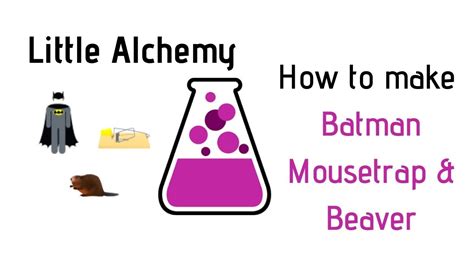 Little Alchemy-How To Make Batman, Mousetrap & Beaver Cheats & Hints ...