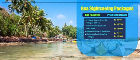 9 Popular Goa Sightseeing Package for Tourists