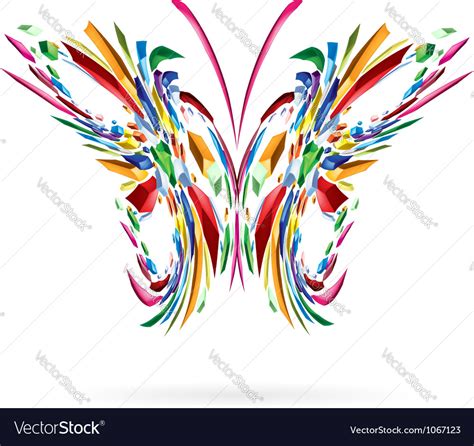 Abstract butterfly Royalty Free Vector Image - VectorStock