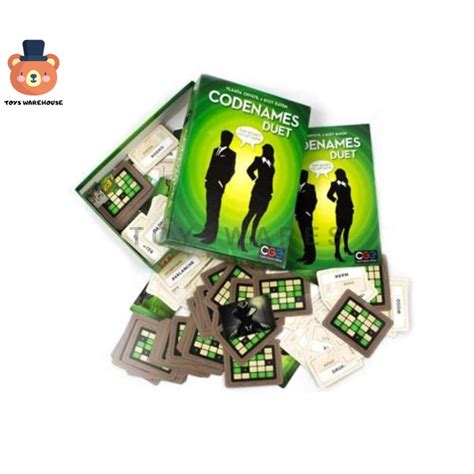 CODENAMES DUET PICTURES & DEEP UNDERCOVER Strategy Word Card Game | Spy Board Game