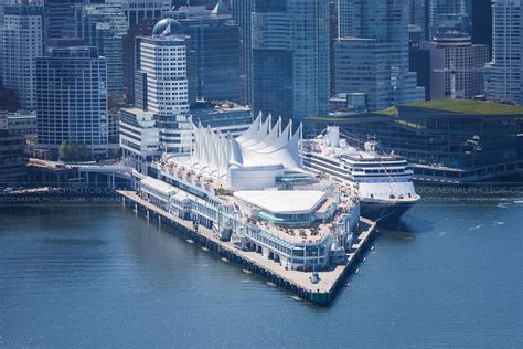 Aerial Photo | Canada Place Cruiseship Terminal