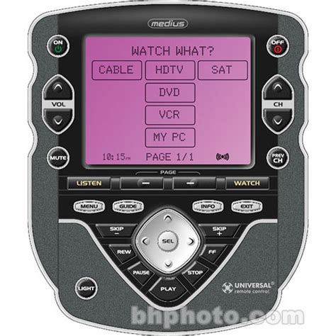 Universal Remote TX-1000 Medius Universal Remote Control TX1000