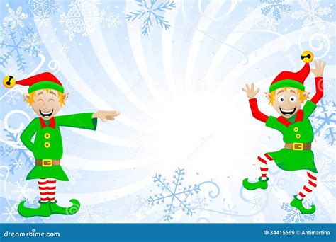 846 Christmas Background Elf Picture - MyWeb