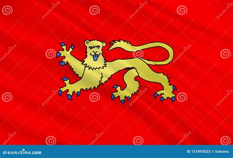 Flag of Laval, France stock image. Image of maineetloire - 131893023