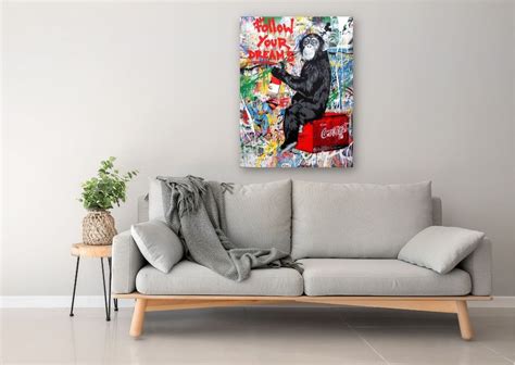 Banksy Wall Decor Banksy Wall Art Banksy Graffiti Wall Art - Etsy