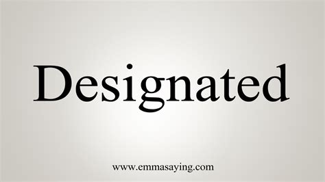 Designated Meaning