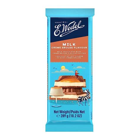 Creme Brulee filled milk chocolate bar – Groceries Plus Limited