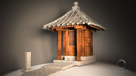 ArtStation - Samurai Small Temple