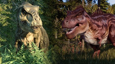 Tyrannosaurus Rex vs Tarbosaurus Rematch !! : r/jurassicworldevo