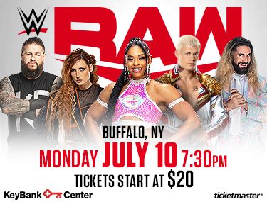 WWE Monday Night RAW - 07/10/23 | KeyBank Center - keybankcenter.com