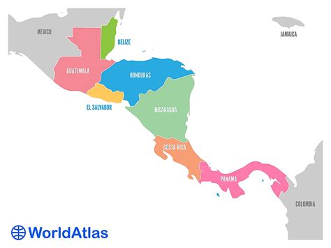 América Central : Central America Map Facts Countries Capitals Britannica - Over the past couple ...