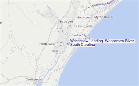 Wachesaw Landing, Waccamaw River, South Carolina Tide Station Location Guide