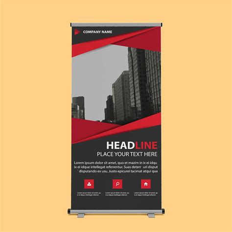 Free Retractable Banner Mockup