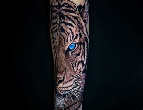 101 Best Half Tiger Face Tattoo Ideas That Will Blow Your Mind! - Outsons