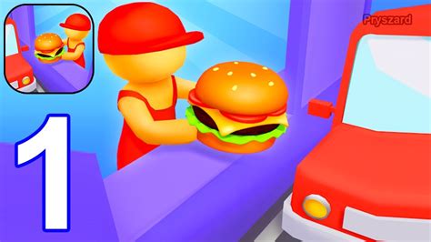 Burger Please! - Gameplay Walkthrough Part 1 Helper & Drive Thru Unlocked (Android, iOS) - YouTube