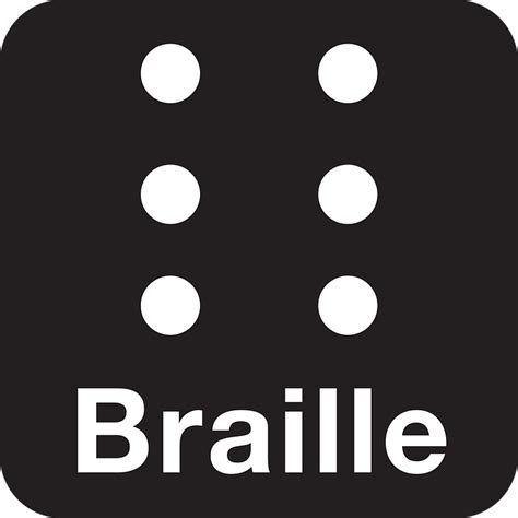 Braille Barrier-Free Black - Free vector graphic on Pixabay