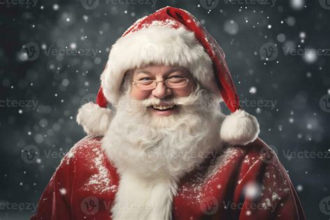 Smiling santa claus in his iconic red suit and beard 27961101 Stock ...