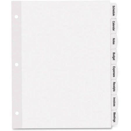 Avery Big Tab Printable Label Dividers, Easy Peel Labels, 8 Tabs, 4 ...