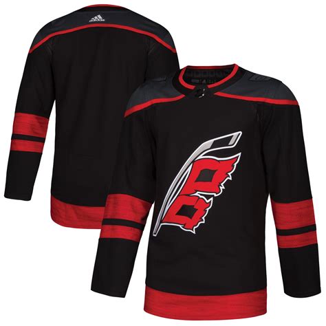 adidas Carolina Hurricanes Black Alternate Authentic Blank Jersey