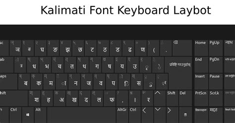 Kalimati Font Free Download