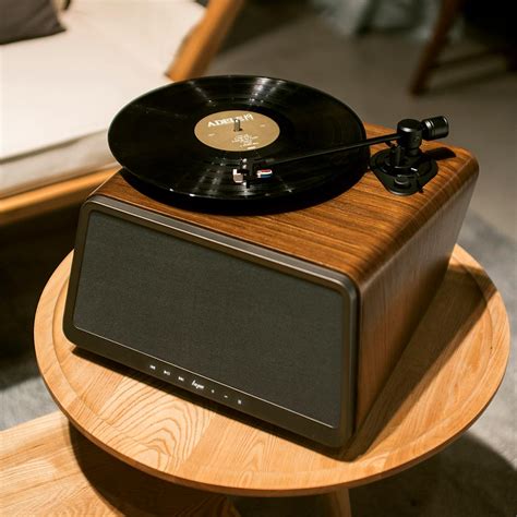 HYM Seed – All in one Turntable System with Bluetooth - Walnut - mylifestyleaudio