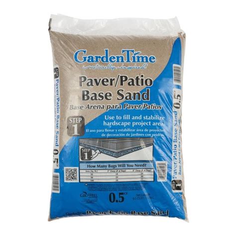 Garden Time 0.5-cu ft Paver Base Sand at Lowes.com