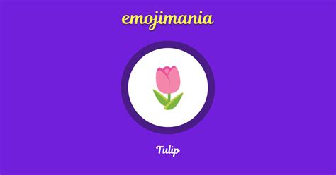 🌷 Tulip emoji Copy & Paste - Emojimania