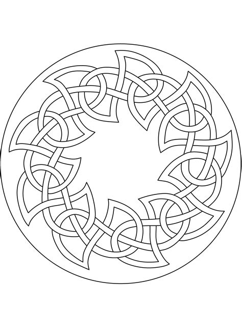 Celtic Mandala Coloring Pages at GetColorings.com | Free printable ...