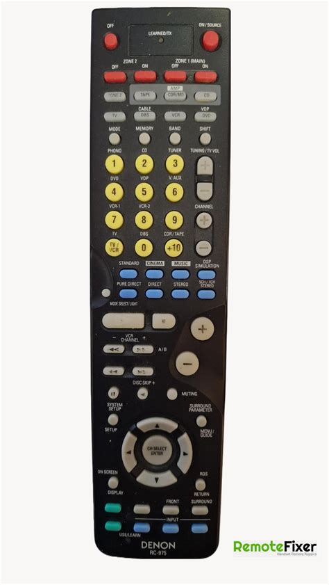 Denon Remote Control Repair