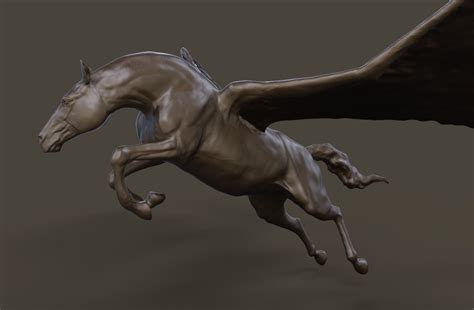 ArtStation - Winged Horse, April Stichbury