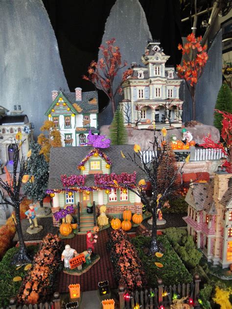 Tanu's Lemax & D56 Halloween Village - Oct 2012 - multiple layers of ...