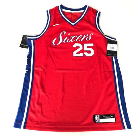 Philadelphia 76ers Sixers Red Swingman Nike Jersey Ben Simmons Youth ...