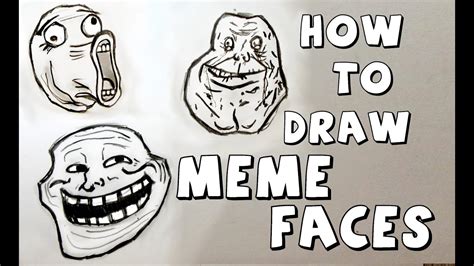 Ep. 111 How to draw Meme Faces - YouTube