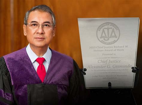 Chief Justice Gesmundo is First Foreign Recipient of 2023 Chief Justice ...