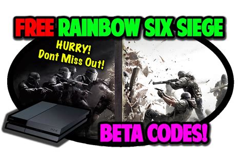 Rainbow six siege free codes