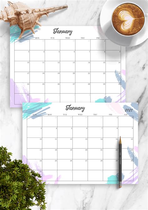 printable blank calendar templates - blank monthly calendar printable ...