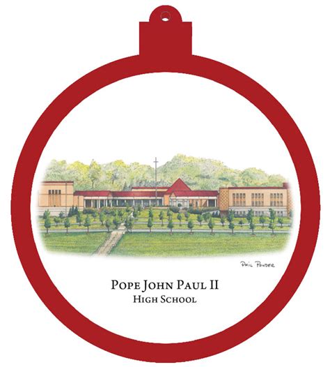 Pope John Paul II High School Ornament - Picture This