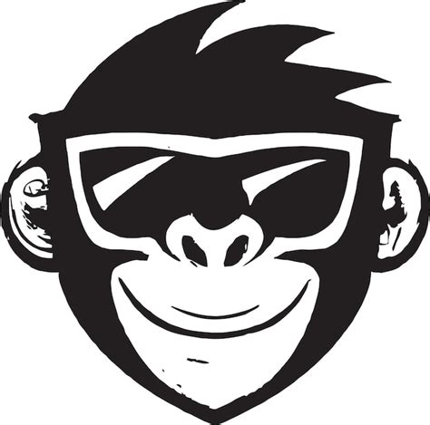 Premium Vector | Friendly Monkey Avatar