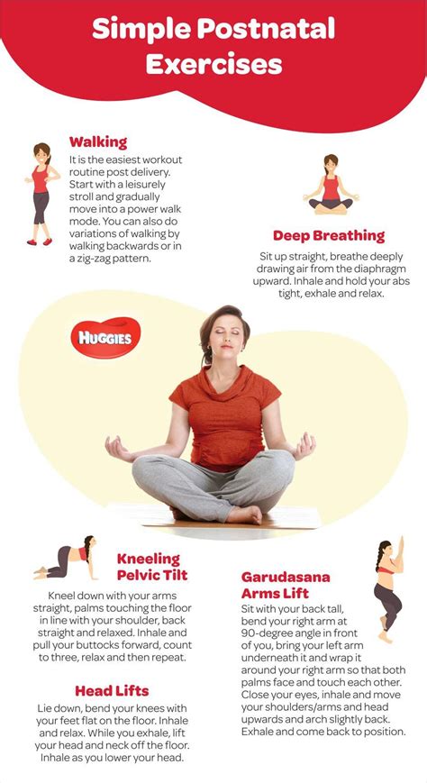 Simple Postnatal Exercises, After Pregnancy/Delivery Exercises - Huggies India