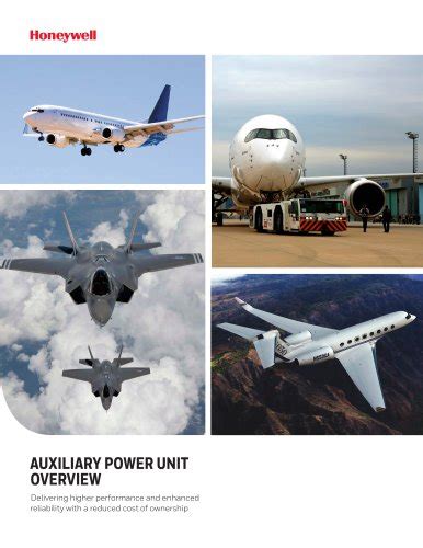 AUXILIARY POWER UNIT OVERVIEW - HONEYWELL - PDF Catalogs | Technical ...