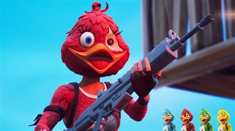 Quackling Fortnite Skin Gameplay *ALL VARIANTS* - YouTube