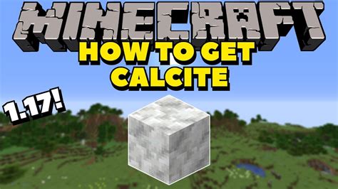 How to GET Calcite! | Minecraft 1.17 Tutorials - YouTube