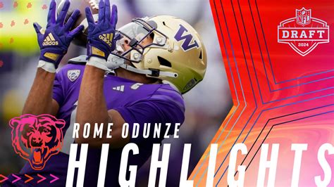 Rome Odunze highlights