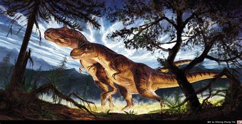 Tyrannosaurus Rex by Cheung Chung Tat Rumble In The Jungle, Paleo Art ...