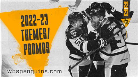 Penguins Reveal 2022-23 Promotional Schedule | WBS Penguins